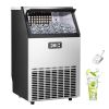 Electactic Ice Maker;  Commercial Ice Machine; 100Lbs/Day;  Stainless Steel Ice Machine with 48 Lbs Capacity;  Ideal for Restaurant;  Bars;  Home and