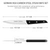 Steak Knife; 8Pcs Steak Knife Set Stainless Steel Serrated Steak Knife Dinner Knife for Home Amazon Platform Banned