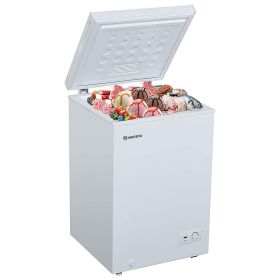 Freezer, 3.5 Cubic Feet with Removable Storage Basket Deep Freezer