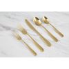 Gold 20-Piece Flatware Set; Service for 4