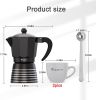 Stovetop Espresso Maker; ; Aluminum Moka Pot Gift Set for Christmas