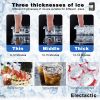 Electactic Ice Maker;  Commercial Ice Machine; 100Lbs/Day;  Stainless Steel Ice Machine with 48 Lbs Capacity;  Ideal for Restaurant;  Bars;  Home and