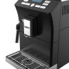 Fully Automatic Espresso Machine w/ Milk Frother, Black, Coffee maker